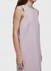 画像4: OSKLEN  超軽量ショートダブルフェイスVドレス (4)