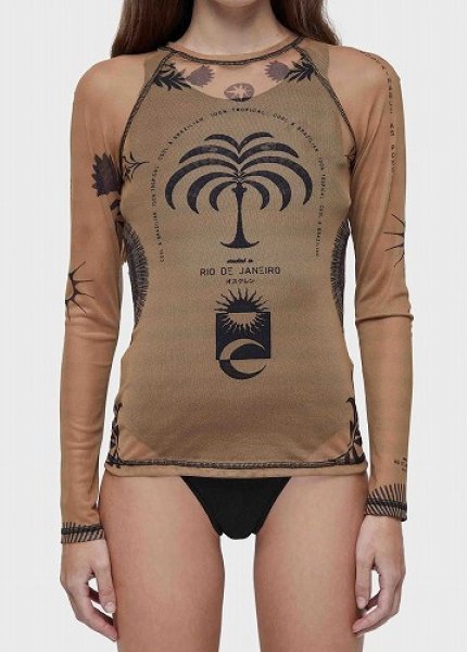 画像3: OSKLEN オスクレン チュールブラウス 1989 (3)