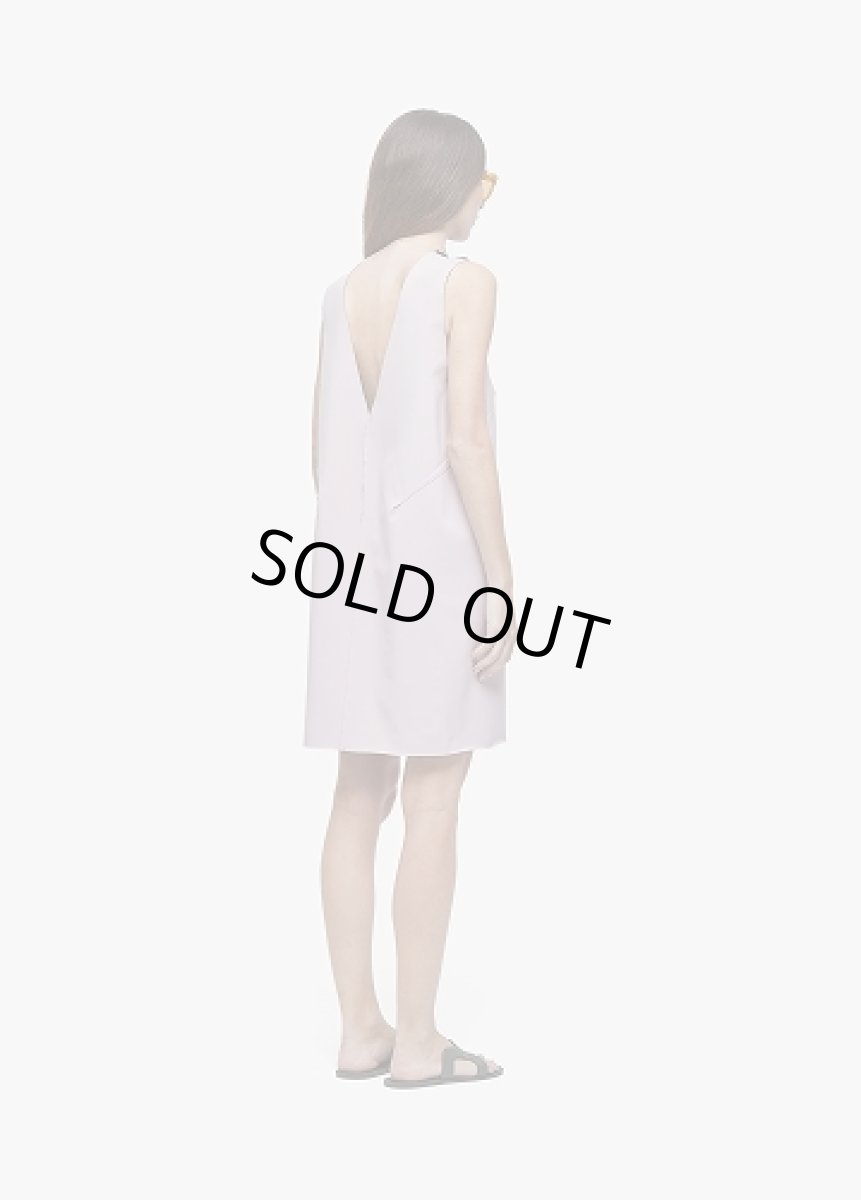 画像3: OSKLEN  超軽量ショートダブルフェイスVドレス (3)