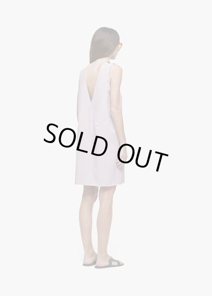 画像3: OSKLEN  超軽量ショートダブルフェイスVドレス (3)