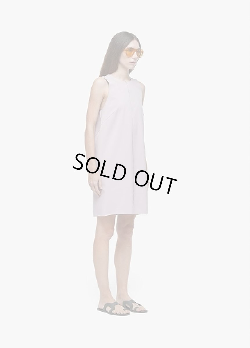 画像2: OSKLEN  超軽量ショートダブルフェイスVドレス (2)