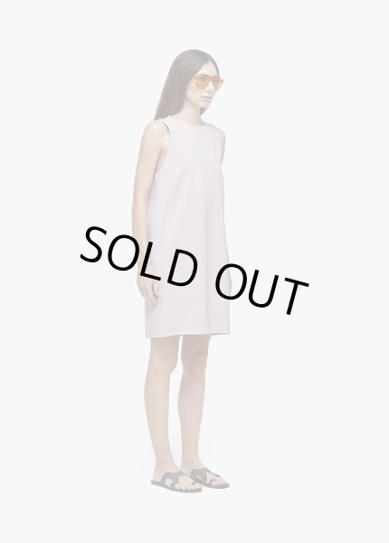 画像2: OSKLEN  超軽量ショートダブルフェイスVドレス (2)