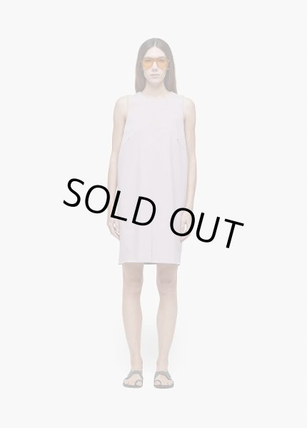 画像1: OSKLEN  超軽量ショートダブルフェイスVドレス (1)