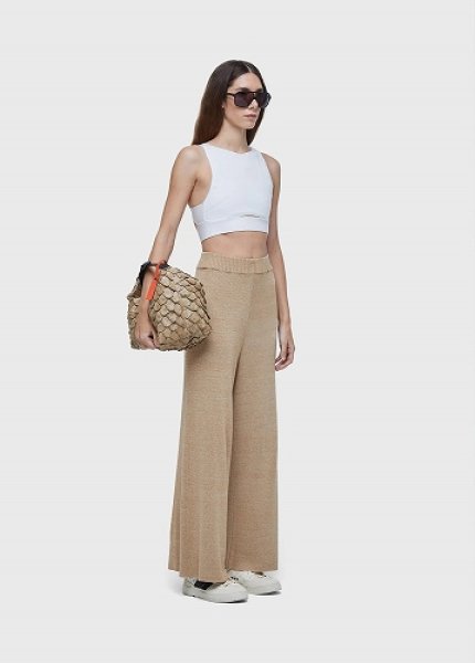 画像4: OSKLEN オスクレン コルティカ ニット トラウザーズ (4)