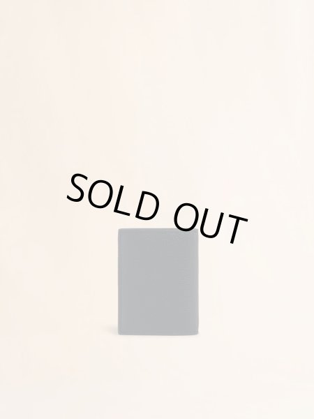 画像2: MARNI ブラック レザー製 二つ折りウォレット、マルニメンディング刺繍入り (2)