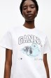 画像4: GANNI ガニー White Basic Jersey Duckie Relaxed T-shirt (4)