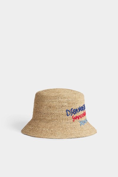 画像1: DSQUARED2 Summer Lovers Embroidered Bucket Hat (1)