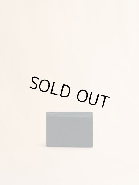 画像2: MARNI ブラック レザー製三つ折りウォレット、マルニメンディング刺繍入り (2)