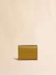 画像5: MARNI ディープグリーン ピンク マスタード サフィアーノレザー製三つ折りウォレット (5)