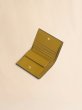 画像5: MARNI ディープグリーン ピンク マスタード サフィアーノレザー製二つ折りウォレット (5)