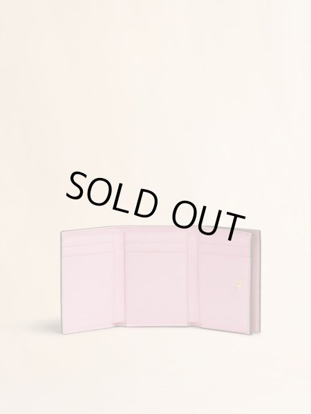 画像4: MARNI ディープグリーン レザー製 三つ折りウォレット、マルニシンボルロゴ入り (4)