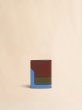 画像2: MARNI バーガンディ ディープグリーン ブルー サフィアーノレザー製二つ折りウォレット (2)