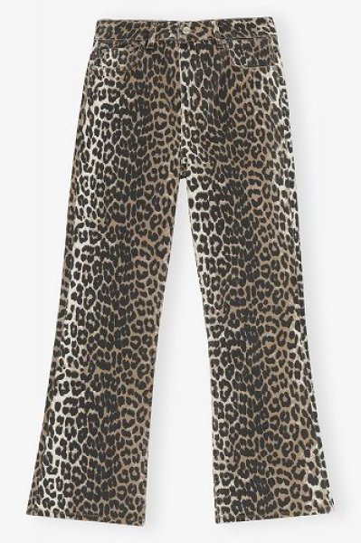 画像1: GANNI ガニー Leopard Betzy Jeans (1)