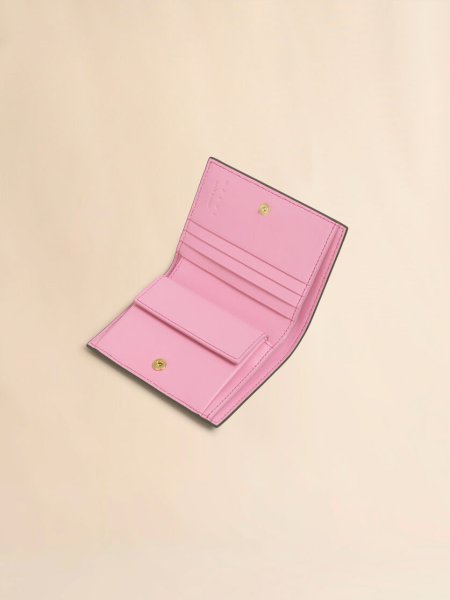 画像5: MARNI ディープグリーン 二つ折りウォレット、マルニシンボル刺繍入り (5)