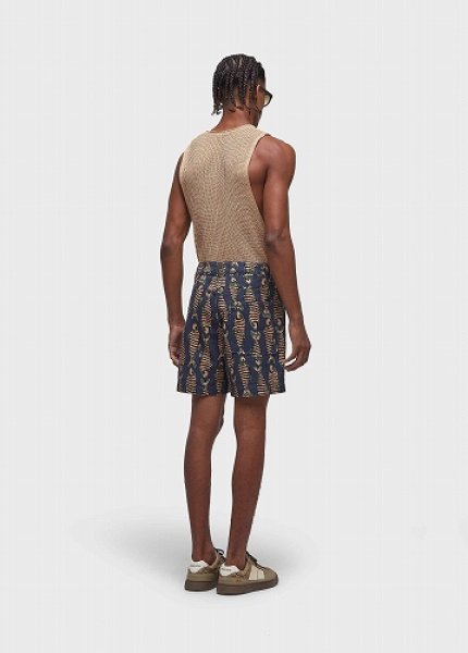 画像4: OSKLEN MEN'S Flow Naif Fish Bermuda Shorts (4)