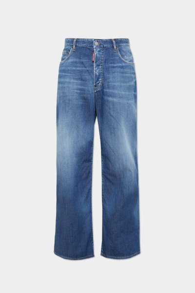 画像1: DSQUARED2 Summer Lovers Medium Wash Loose Jean (1)