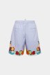 画像2: DSQUARED2 Summer Lovers Elastic Pinstripe Boxer Shorts (2)