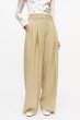 画像2: GANNI ガニー Beige Twill Suiting Mid Waist Trousers (2)