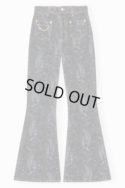 画像1: GANNI ガニー Blue Snake Goddi Jeans (1)
