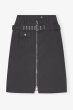 画像7: GANNI ガニー Black Heavy Twill Midi Skirt (7)
