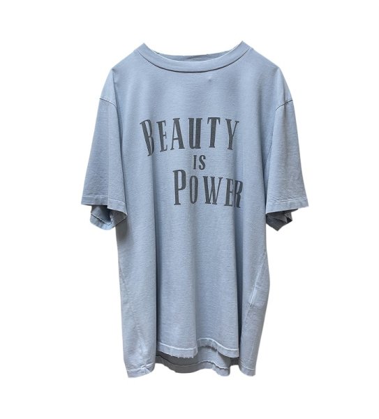 画像1: REMI RELIEF SP加工 "BEAUTY IS POWER" TEE (1)