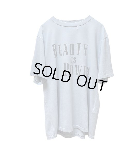 画像1: REMI RELIEF SP加工 "BEAUTY IS POWER" TEE (1)