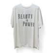 画像1: REMI RELIEF SP加工 "BEAUTY IS POWER" TEE (1)