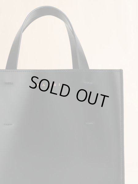 画像3: MARNI マルニ  ブラック レザー MUSEOミニバッグ (3)