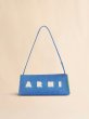 画像1: MARNI マルニ  ブルー デニム Museo バゲットバッグ (1)