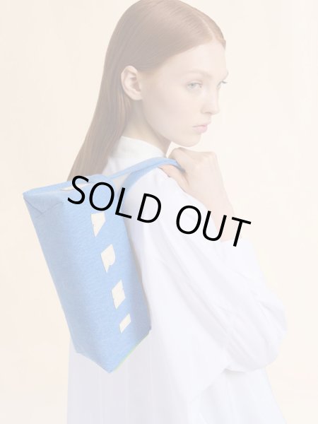 画像6: MARNI マルニ  ブルー デニム Museo バゲットバッグ (6)