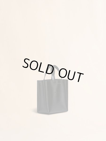 画像2: MARNI マルニ  ブラック レザー MUSEOミニバッグ (2)