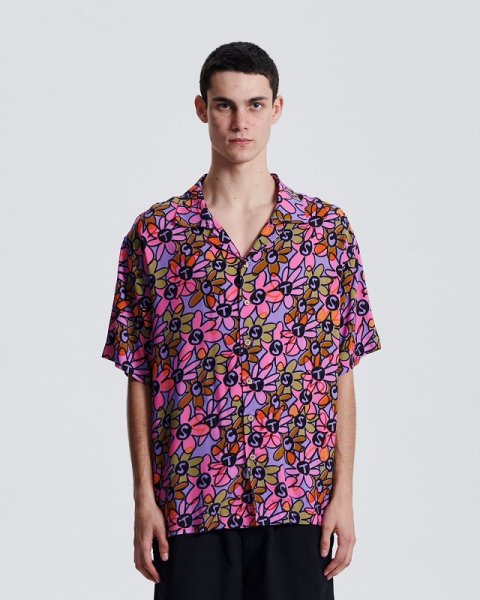 画像1: CRITICAL SLIDE / TCSS　Crazed Jumbo Resort Shirt - Lav (1)