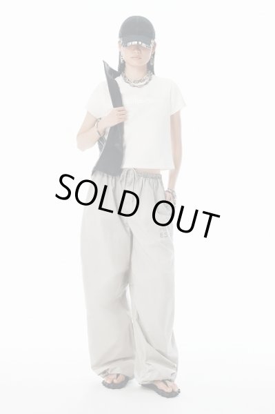 画像4: alexanderwang　シュランク ディストレストロゴ tシャツ (4)