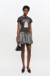 画像4: GANNI ガニー Black Poodle Graphic Cropped T-shirt (4)