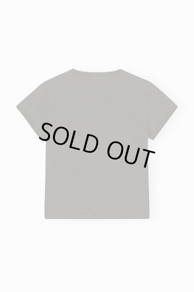 画像2: GANNI ガニー Black Poodle Graphic Cropped T-shirt (2)