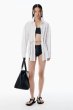 画像4: alexanderwang　メタルディテール ホワイト ボタンアップシャツ (4)