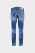 画像2: Medium Small Hole Wash Skater Jeans (2)
