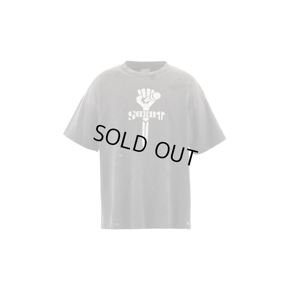 画像1: SAINT Mxxxxxx SS TEE/FIST/BLACK (1)