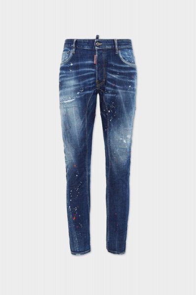 画像1: Medium Easy Wash Tidy Biker Jeans (1)