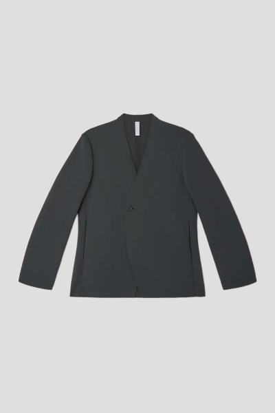 画像1: CFCL MILAN DOUBLE BREASTED COLLARLESS JACKET (1)