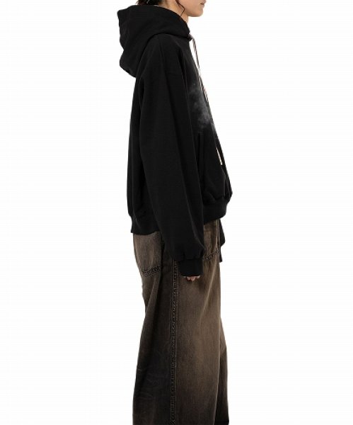 画像4: Maison MIHARA YASUHIRO Happy Face Printed Hoodie Black (4)