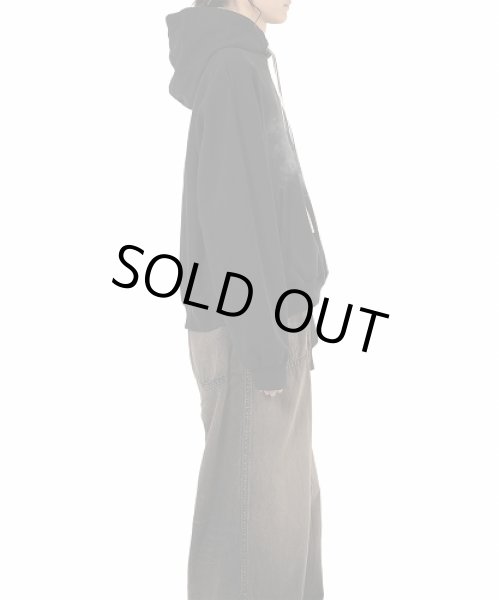 画像4: Maison MIHARA YASUHIRO Happy Face Printed Hoodie Black (4)