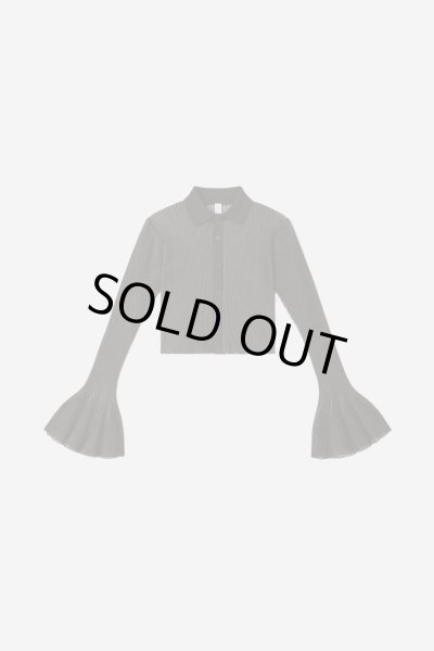画像1: CFCL HYPHA LUCENT GLITTER SHIRT CARDIGAN (1)