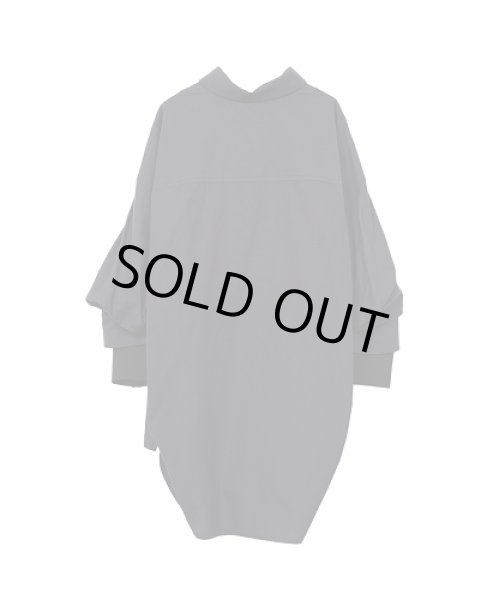 画像2: Maison MIHARA YASUHIRO Sleeve Layered Shirt Black (2)