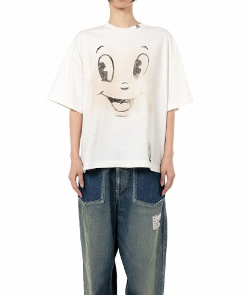 画像3: Maison MIHARA YASUHIRO Happy Face Printed Distressed T-shirt (3)