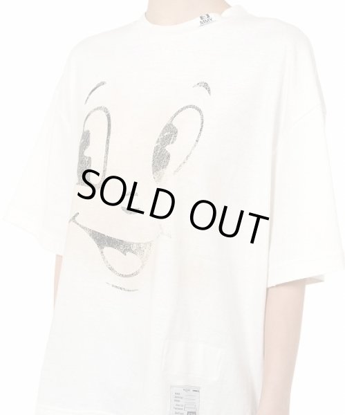 画像7: Maison MIHARA YASUHIRO Happy Face Printed Distressed T-shirt (7)