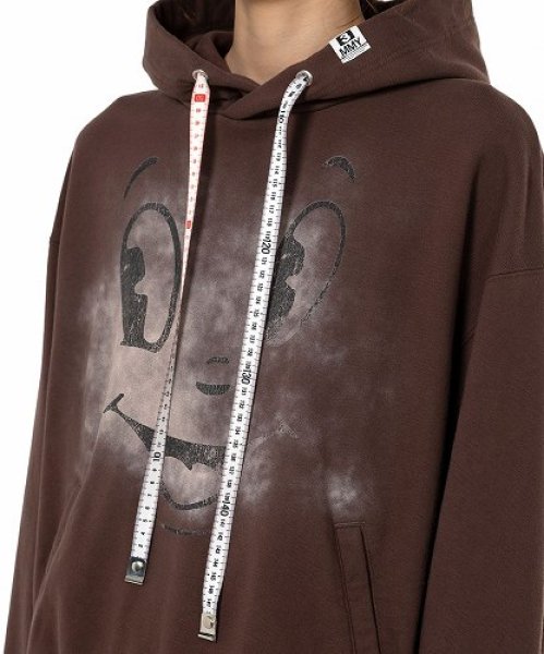 画像7: Maison MIHARA YASUHIRO Happy Face Printed Hoodie Black (7)