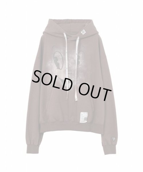 画像1: Maison MIHARA YASUHIRO Happy Face Printed Hoodie Black (1)