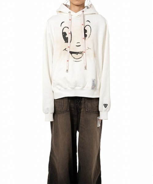 画像3: Maison MIHARA YASUHIRO Happy Face Printed Hoodie White (3)