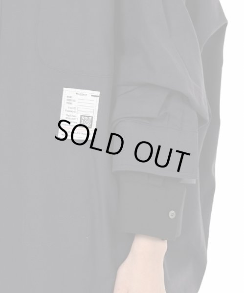画像8: Maison MIHARA YASUHIRO Sleeve Layered Shirt Black (8)